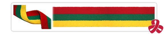 elastic for sweatbands - tricolour