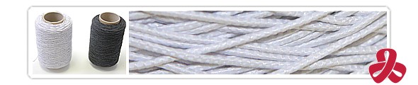entwined elastic - sample and spools